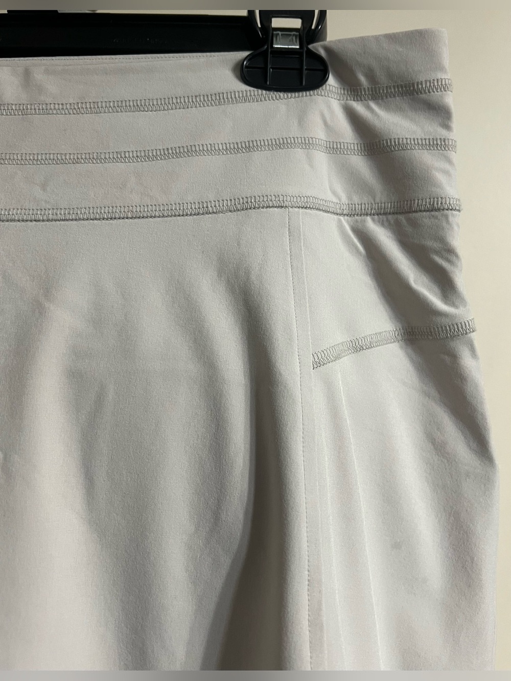 Athleta All Day Tan Flared Skort With Short Liner Size 10 - Picture 2 of 10
